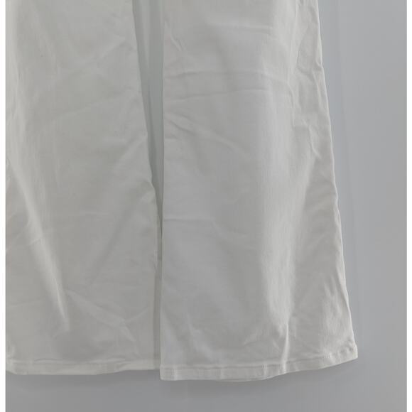 Michael Kors White Selma Button Hem Bootcut Jeans - Picture 9 of 10